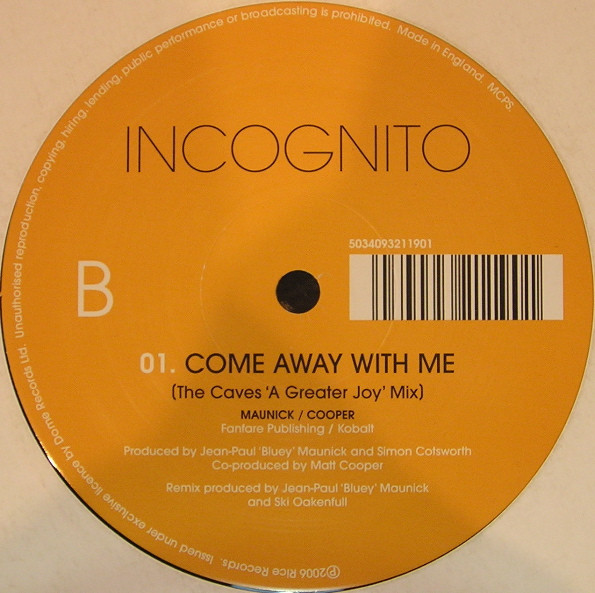 Incognito - Show Me Love | Dome Records (12DOME 209) - 2