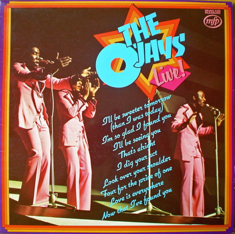 The O'Jays - Live! | Music For Pleasure (MFP 50124)