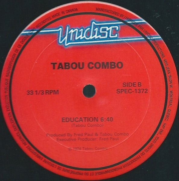 Tabou Combo - New York City / Education | Unidisc (SPEC-1372) - 2