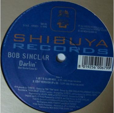 Bob Sinclar - Darlin' | Shibuya Records (SH 05) - main Bob Sinclar - Darlin' | Shibuya Records (SH 05) - main