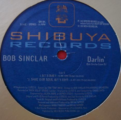 Bob Sinclar - Darlin' | Shibuya Records (SH 05) - 3 Bob Sinclar - Darlin' | Shibuya Records (SH 05) - 3