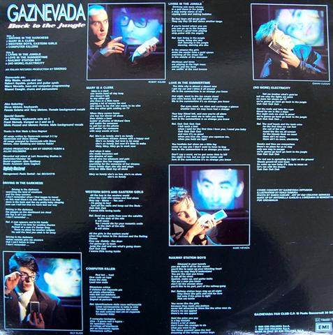 Gaznevada - Back To The Jungle | EMI (64 1186881 T) - 2