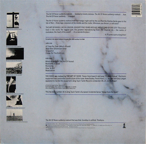 The Art Of Noise - (Who's Afraid Of?) The Art Of Noise | Island Records (7 90179-1) - 2