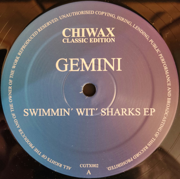 Gemini - Swimmin' Wit' Sharks EP | Chiwax (CGTX002) - main