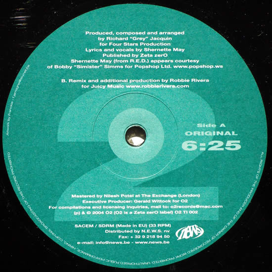 Richard Grey Presents New Yorker Soul Feat. Shernette May - Fallin' (Robbie Rivera Mix) | NO2 (NO2 TI 002) - 3