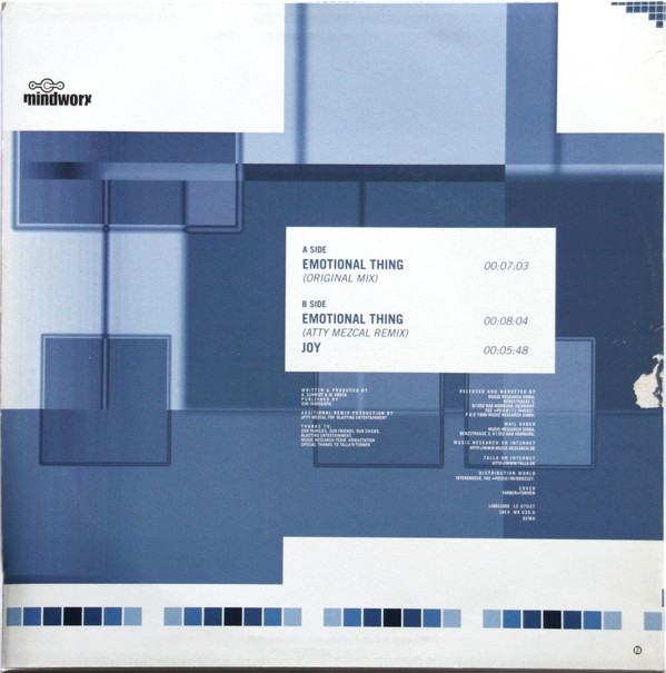 Mysteria - Emotional Thing | Mindworx Records (MX 035.6) - 2