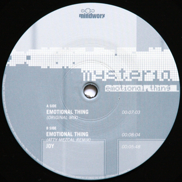Mysteria - Emotional Thing | Mindworx Records (MX 035.6) - 3