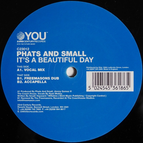 Phats & Small - It's A Beautiful Day | 23rd Century Records (C23012)