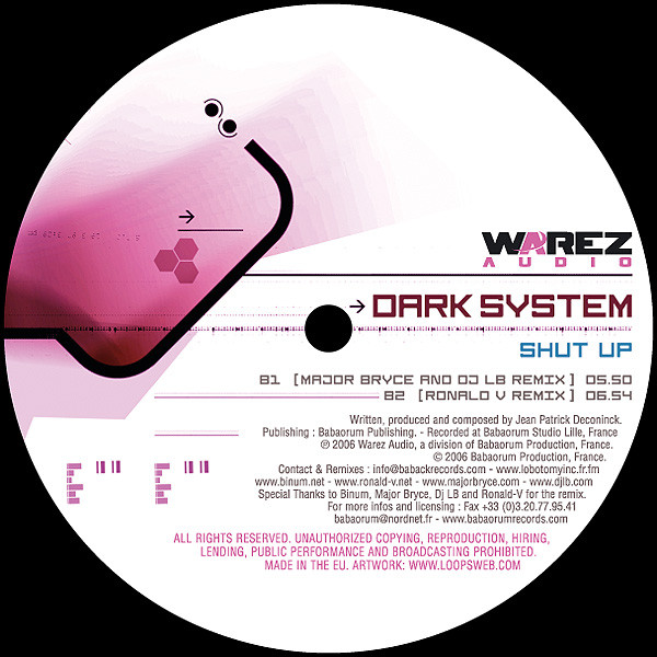 Dark System - Shut Up | Warez Audio (WA021)