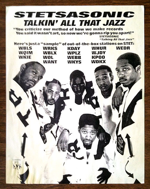 Stetsasonic - Talkin' All That Jazz | Tommy Boy (TB 918)