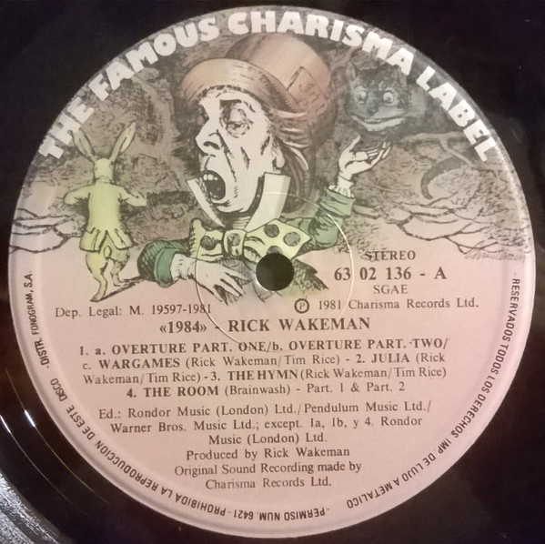 Rick Wakeman - 1984 | Charisma (6302 136) - 3