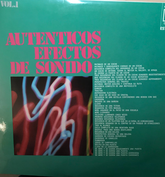 No Artist - Autenticos Efectos de Sonido Vol.1 | Hispavox (HKS 541-30)