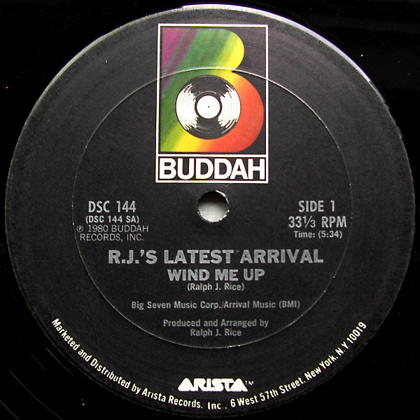 R.J.'s Latest Arrival - Wind Me Up | Buddah Records (DSC 144)