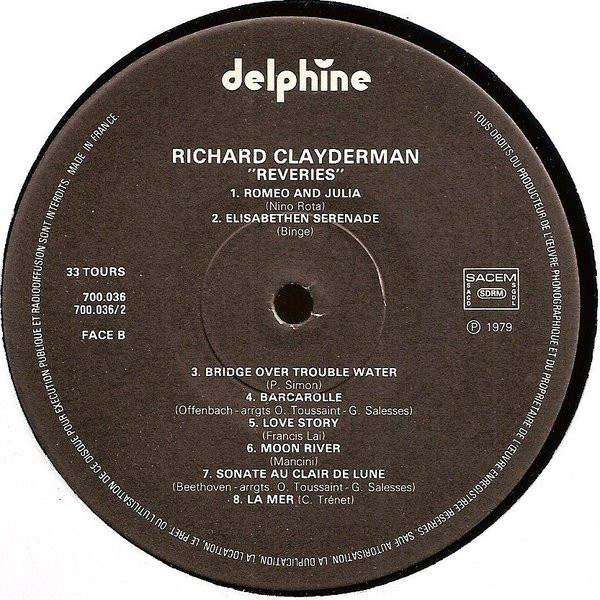 Richard Clayderman - Rêveries | Delphine (700 036) - 4
