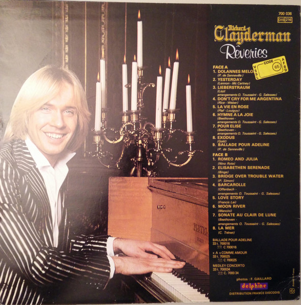 Richard Clayderman - Rêveries | Delphine (700 036) - 2