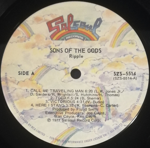 Ripple - Sons Of The Gods | Salsoul Records (SZS 5514) - 3