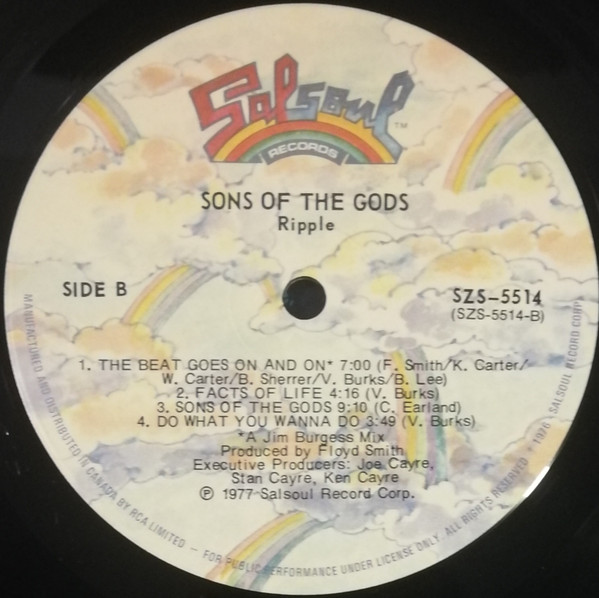 Ripple - Sons Of The Gods | Salsoul Records (SZS 5514) - 4