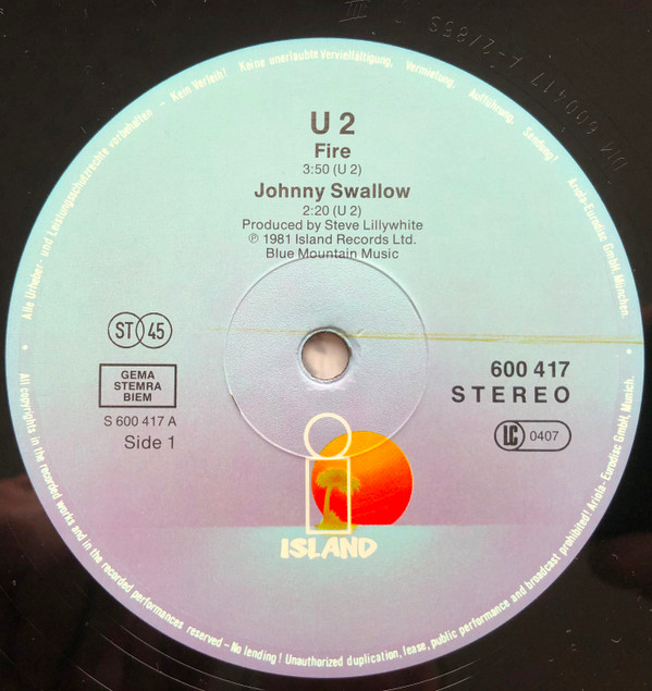 U2 - R.O.K. | Island Records (600.417) - 2 U2 - R.O.K. | Island Records (600.417) - 2