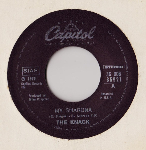 The Knack - My Sharona | Capitol Records (3C 006-85921) - 3