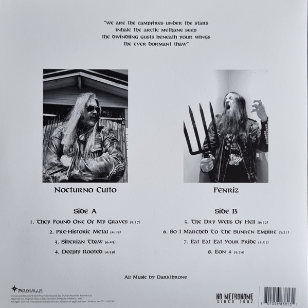 Darkthrone - Pre-Historic Metal | Peaceville (VILELP1305) - 2