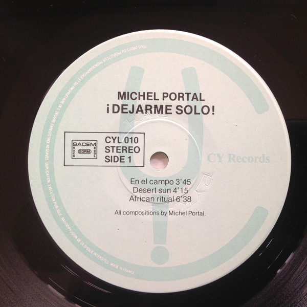 Michel Portal - Dejarme Solo! | Cy Records (CYL 010) - 4