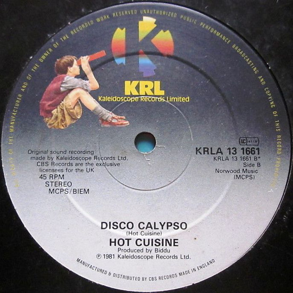 Hot Cuisine - Skunkin' | Kaleidoscope Records Limited (KRLA 13 1661)