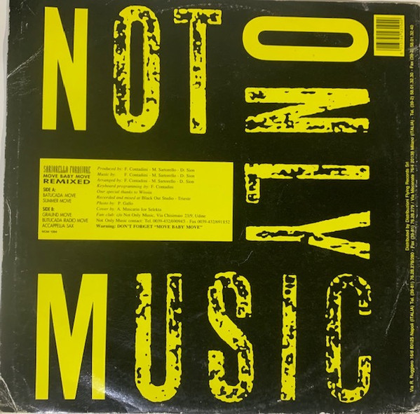 Sartorello Forniture - Move Baby Move (Remixed) | Not Only Music (NOM 1094)