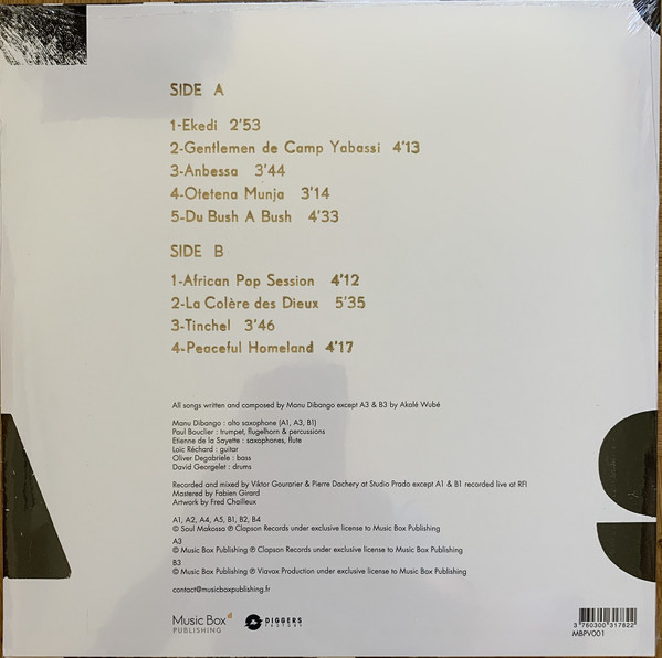 Akalé Wubé , Manu Dibango - Anbessa | Diggers Factory (MBPV001) - 2