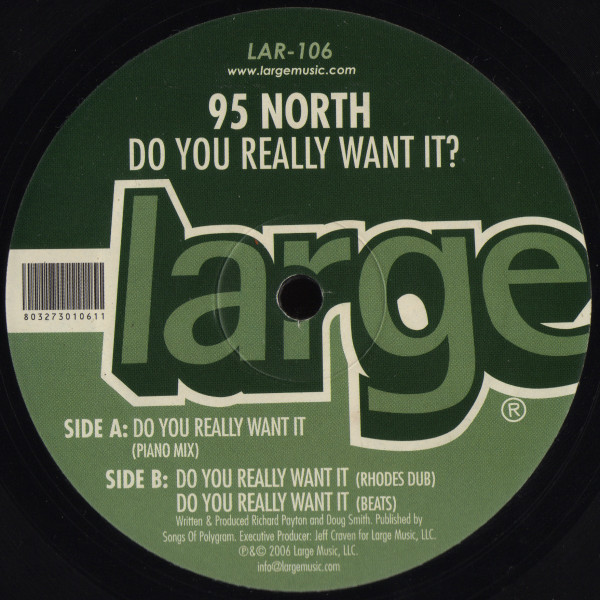95 North - Do You Really Want It? | Large Records (LAR-106)