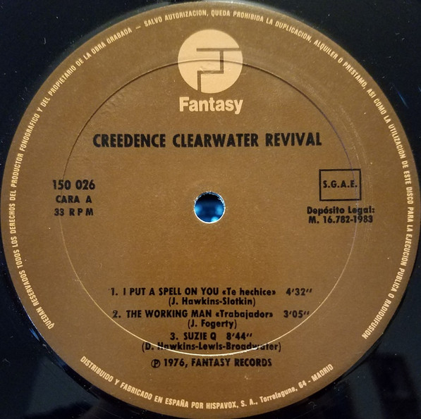 Creedence Clearwater Revival - Creedence Clearwater Revival | Fantasy (150 026) - 4 Creedence Clearwater Revival - Creedence Clearwater Revival | Fantasy (150 026) - 4
