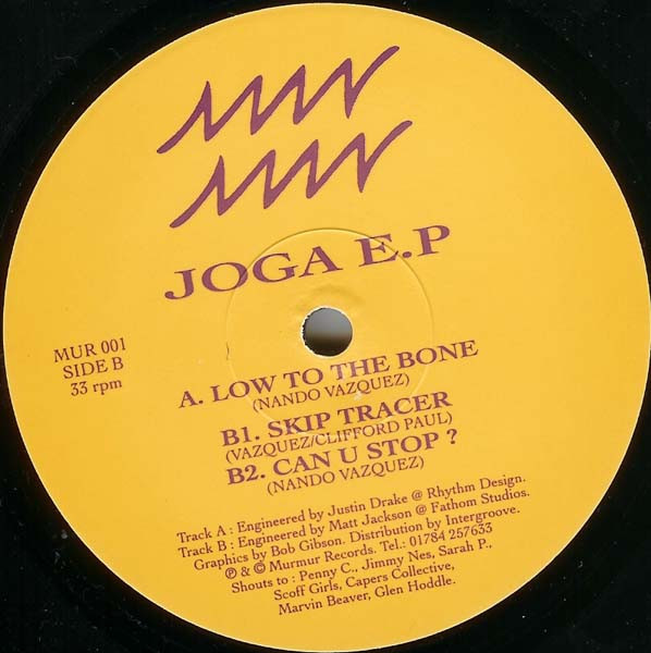 Nando Vazquez - Joga E.P | Murmur Records (MUR 001) - main