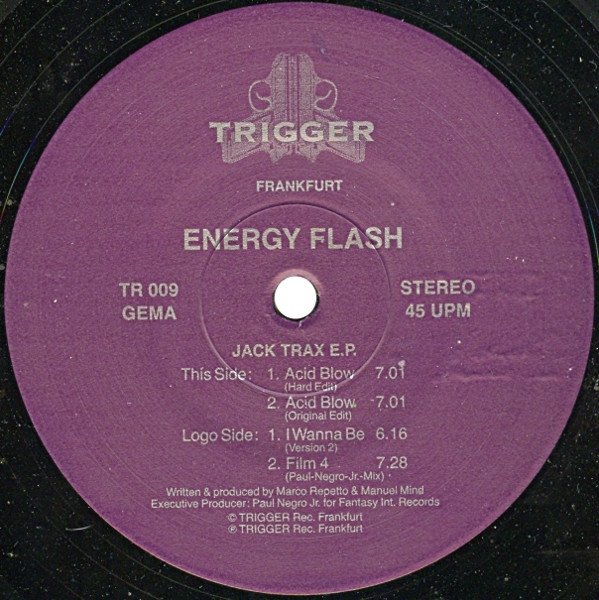 Energy Flash - Jack Trax E.P. | Trigger (TR 009)