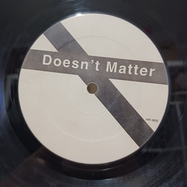 Depeche Mode / Way Out West - It Doesn't Matter / Montana (Let Yourself Go) | Not On Label (Depeche Mode) (WR 0002) - 2