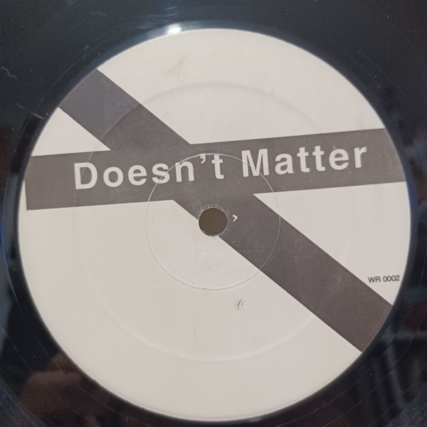 Depeche Mode / Way Out West - It Doesn't Matter / Montana (Let Yourself Go) | Not On Label (Depeche Mode) (WR 0002) - main