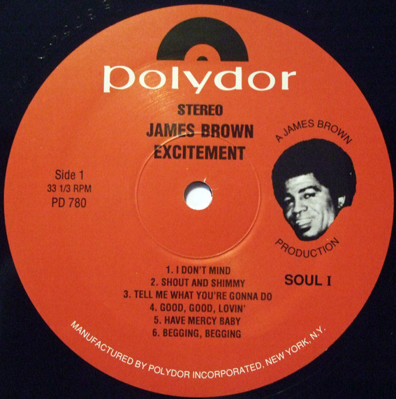 James Brown - Excitement | Polydor (PD 780) - 3