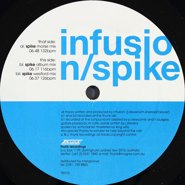 Infusion - Spike | Thunk (TR010) - main