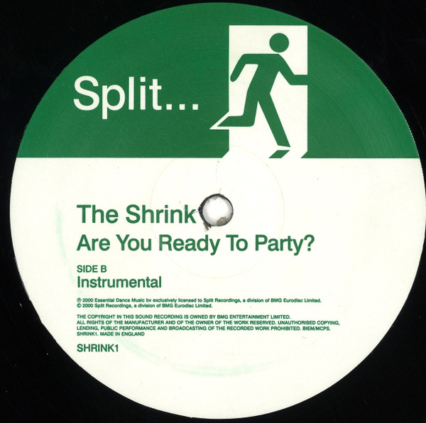 The Shrink - Are You Ready To Party? | Split Recordings (SHRINK1) - 4