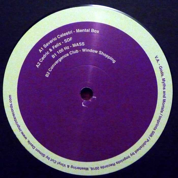 Various - Gods, Myths And Mortals EP | Imprints Records (Imprints 008)