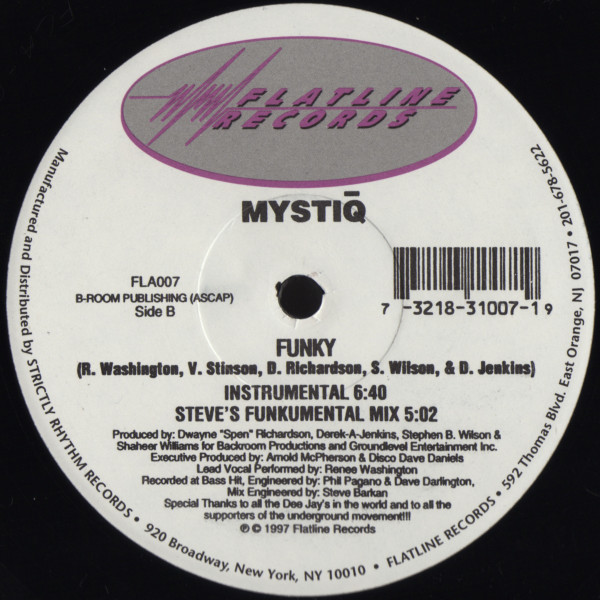 Mystiq - Funky | Flatline Records (FLA007) - 2