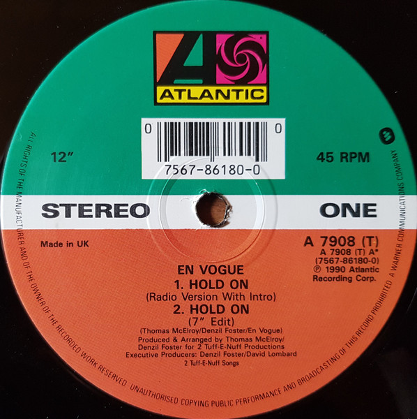 En Vogue - Hold On | Atlantic (A 7908 T) - 3