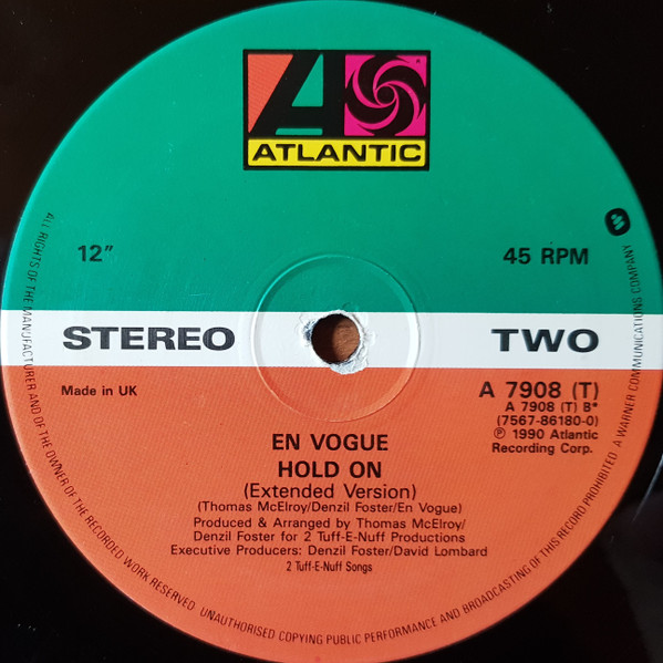 En Vogue - Hold On | Atlantic (A 7908 T) - 4