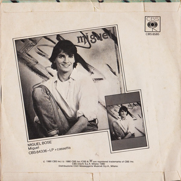 Miguel Bosé - Olympic Games | CBS (CBS 8585) - 2