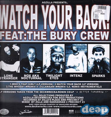 Deckwrecka Featuring Rosita Lynch - Who's That Girl? | Ronin Records (RDP19) - 2