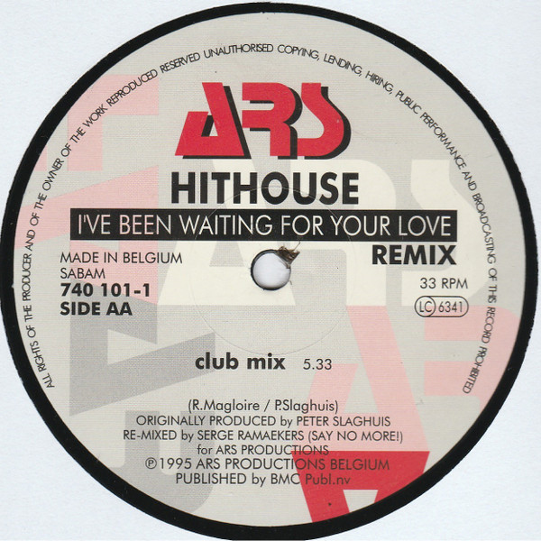 Hithouse Featuring Reggie - I've Been Waiting For Your Love (Remix) | ARS Productions (740 101-1) - 4