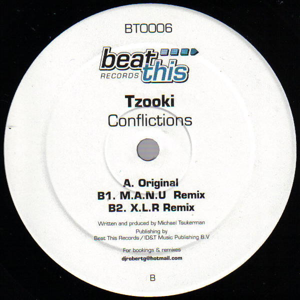 Tzooki - Conflictions | Beat This Records (BT0006) - main