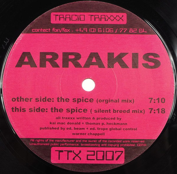 Arrakis - The Spice | Tracid Traxxx (TTX 2007) - 3