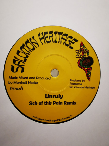 Unruly / Marshall Neecko - Sick Of This Pain Remix | Salomon Heritage (SH702)