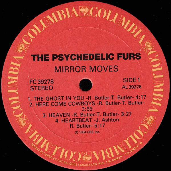 The Psychedelic Furs - Mirror Moves | Columbia (FC 39278) - 3 The Psychedelic Furs - Mirror Moves | Columbia (FC 39278) - 3