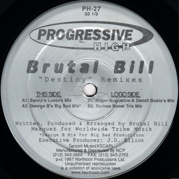 Brutal Bill - Destiny (Remixes) | Progressive High (PH-27) - 2