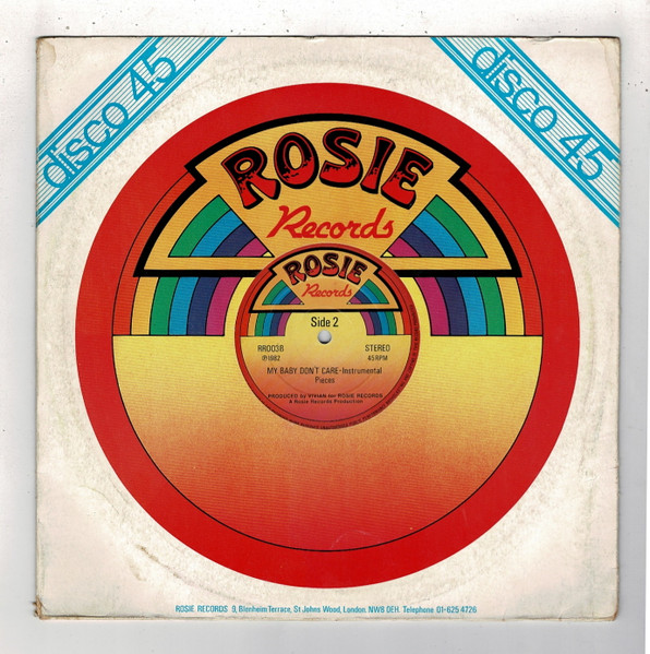 Vivian Jones & Pieces - My Baby Don't Care | Rosie Records (RR 003) - 4